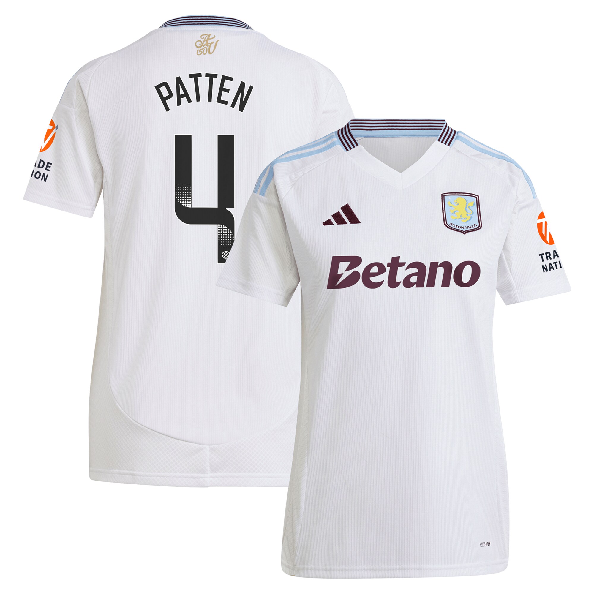 aston villa wsl adidas away shirt 2024-25 – womens with patten 4 printing Collection | AVFC Fan Shop Official Jerseys and Shirts