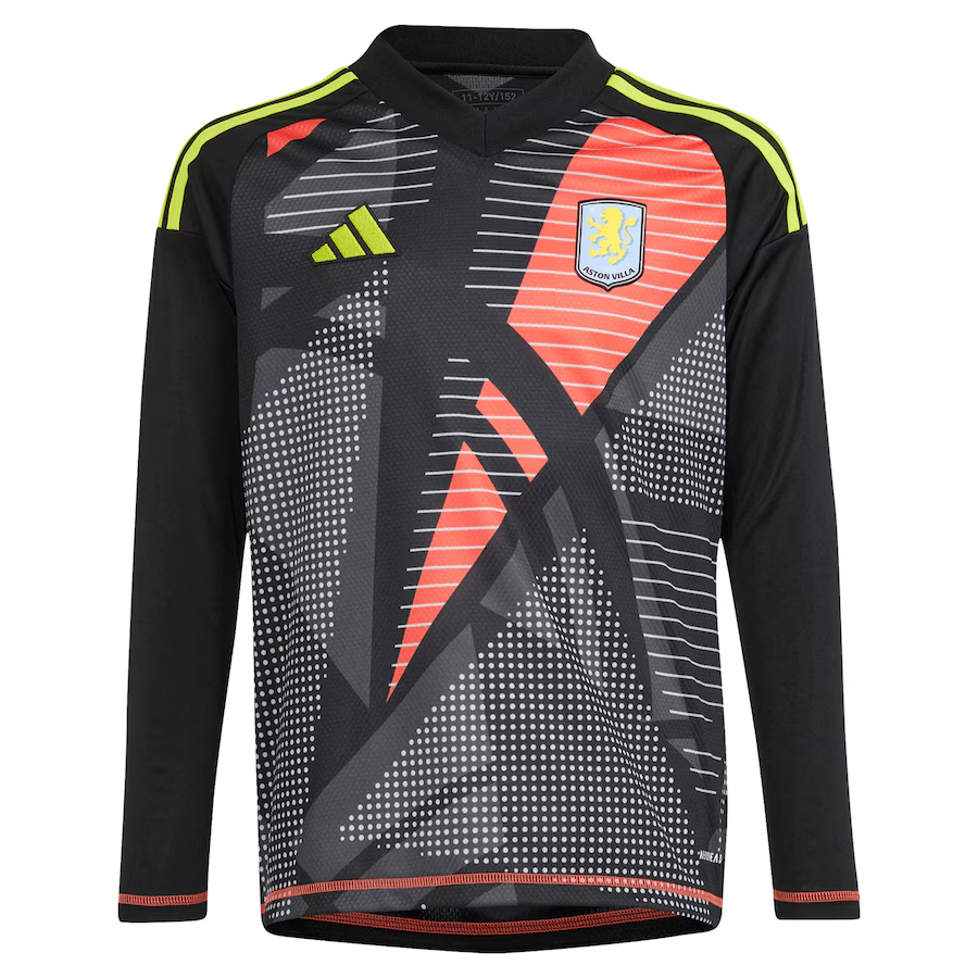 aston villa wsl adidas goalkeeper shirt 2024-25 – long sleeve – kids with d8217angelo 1 printing Collection | AVFC Fan Shop Official Jerseys and Shirts