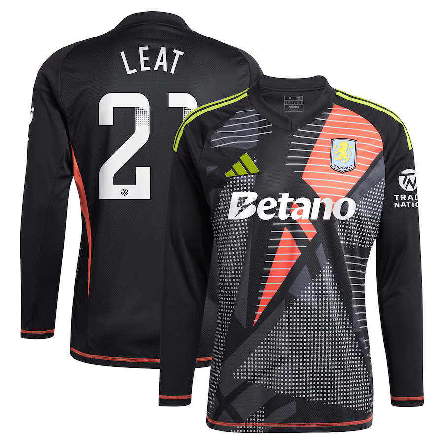 aston villa wsl adidas goalkeeper shirt 2024-25 – long sleeve with leat 21 printing – 202030947 Collection | AVFC Fan Shop Official Jerseys and Shirts