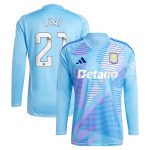 aston villa wsl adidas goalkeeper shirt 2024-25 – long sleeve with leat 21 printing – 202030996 Collection | AVFC Fan Shop Official Jerseys and Shirts
