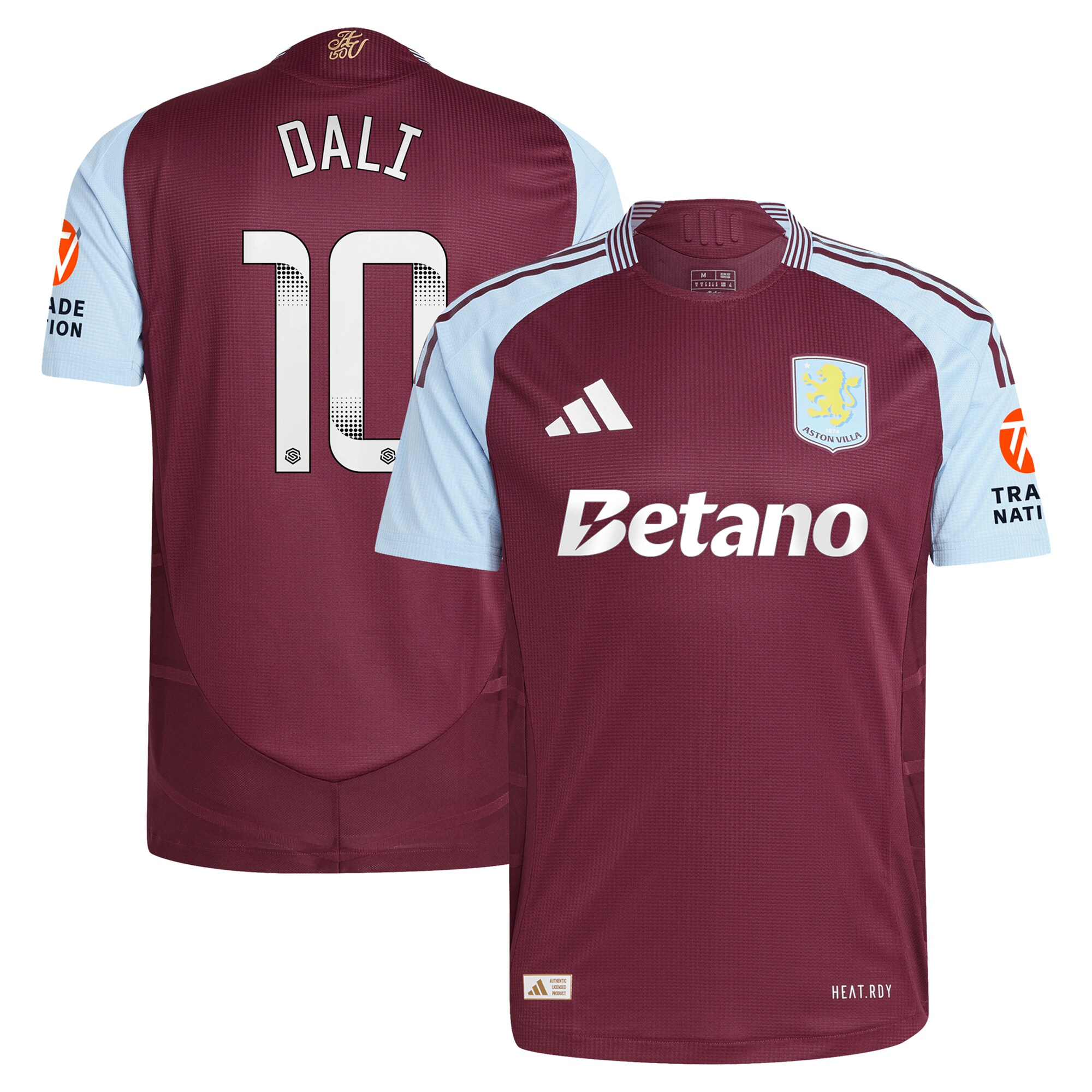 aston villa wsl adidas home authentic shirt 2024-25 with dali 10 printing Collection | AVFC Fan Shop Official Jerseys and Shirts