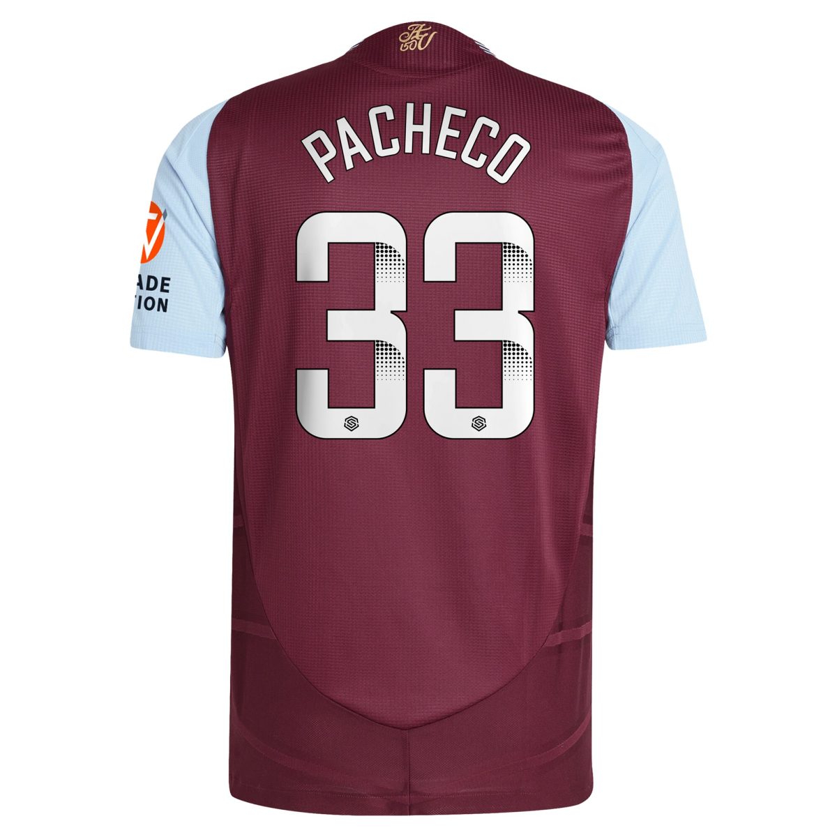 aston villa wsl adidas home authentic shirt 2024-25 with pacheco 33 printing Collection | AVFC Fan Shop Official Jerseys and Shirts