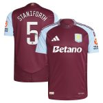 aston villa wsl adidas home authentic shirt 2024-25 with staniforth 5 printing Collection | AVFC Fan Shop Official Jerseys and Shirts