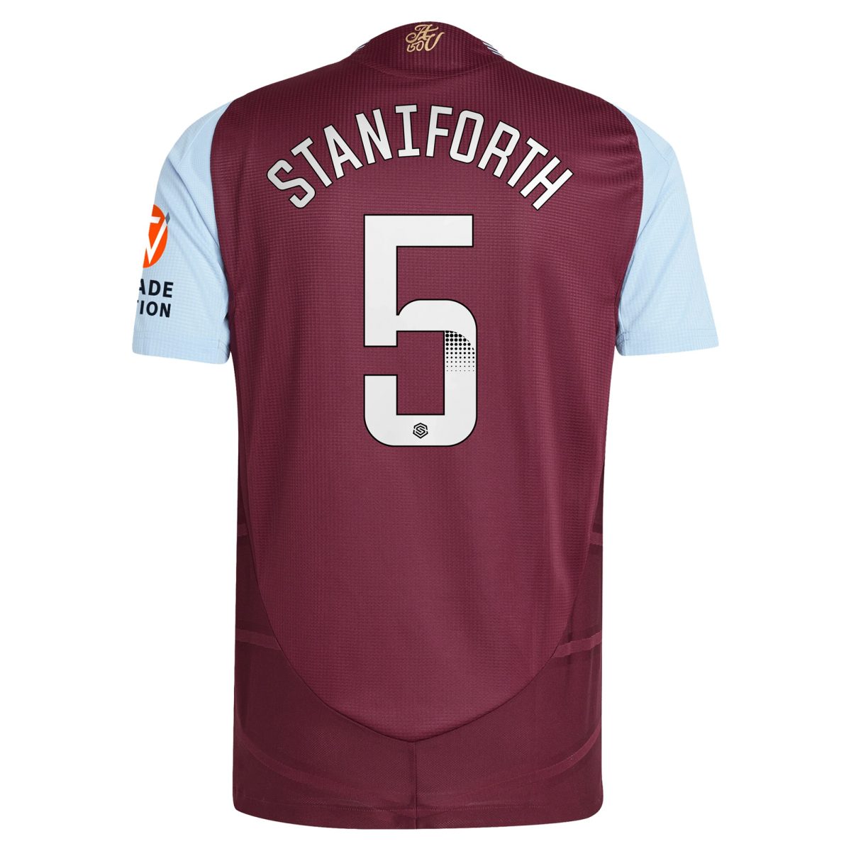 aston villa wsl adidas home authentic shirt 2024-25 with staniforth 5 printing Collection | AVFC Fan Shop Official Jerseys and Shirts