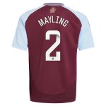aston villa wsl adidas home shirt 2024-25 – kids with mayling 2 printing Collection | AVFC Fan Shop Official Jerseys and Shirts