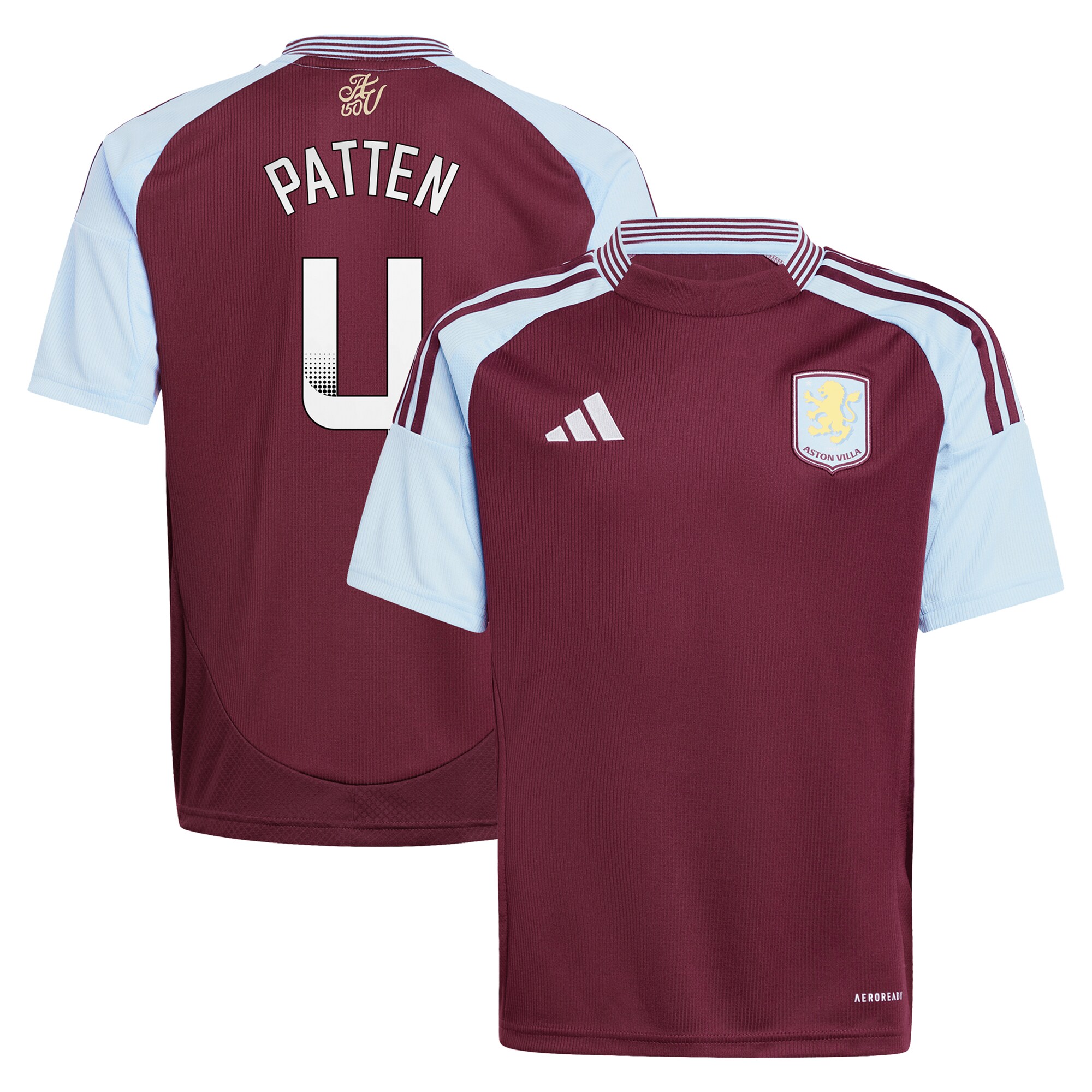 aston villa wsl adidas home shirt 2024-25 – kids with patten 4 printing Collection | AVFC Fan Shop Official Jerseys and Shirts