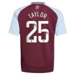 aston villa wsl adidas home shirt 2024-25 – kids with taylor 25 printing Collection | AVFC Fan Shop Official Jerseys and Shirts