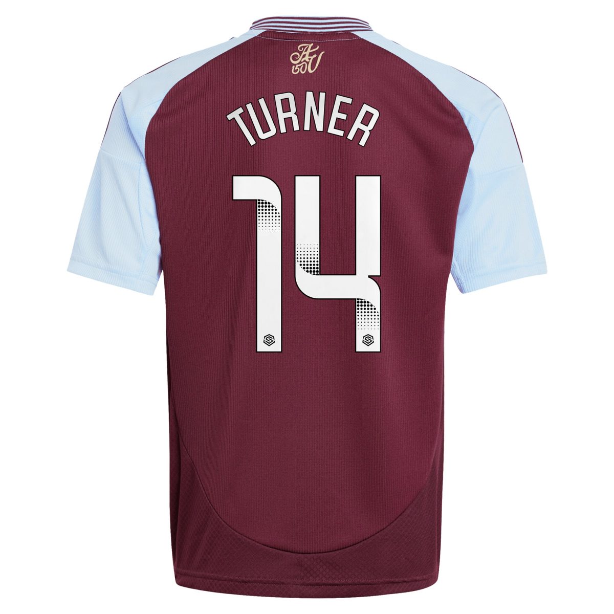 aston villa wsl adidas home shirt 2024-25 – kids with turner 14 printing Collection | AVFC Fan Shop Official Jerseys and Shirts
