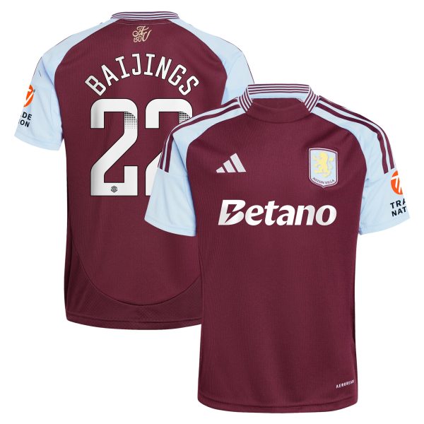 aston villa wsl adidas home shirt 2024-25 with baijings 22 printing Collection | AVFC Fan Shop Official Jerseys and Shirts