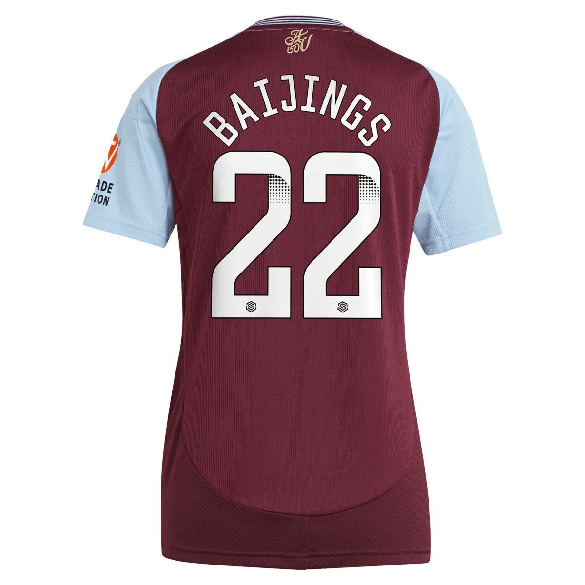 aston villa wsl adidas home shirt 2024-25 – womens with baijings 22 printing Collection | AVFC Fan Shop Official Jerseys and Shirts