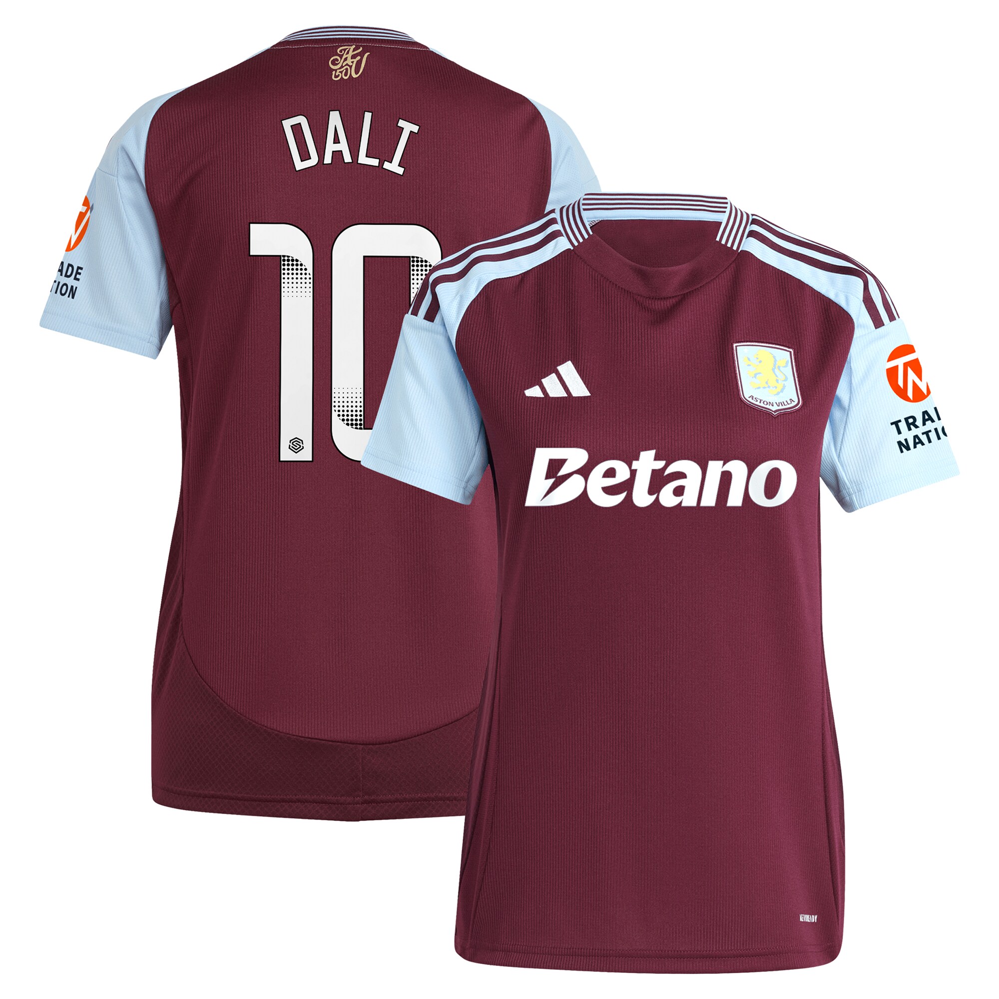 aston villa wsl adidas home shirt 2024-25 – womens with dali 10 printing Collection | AVFC Fan Shop Official Jerseys and Shirts