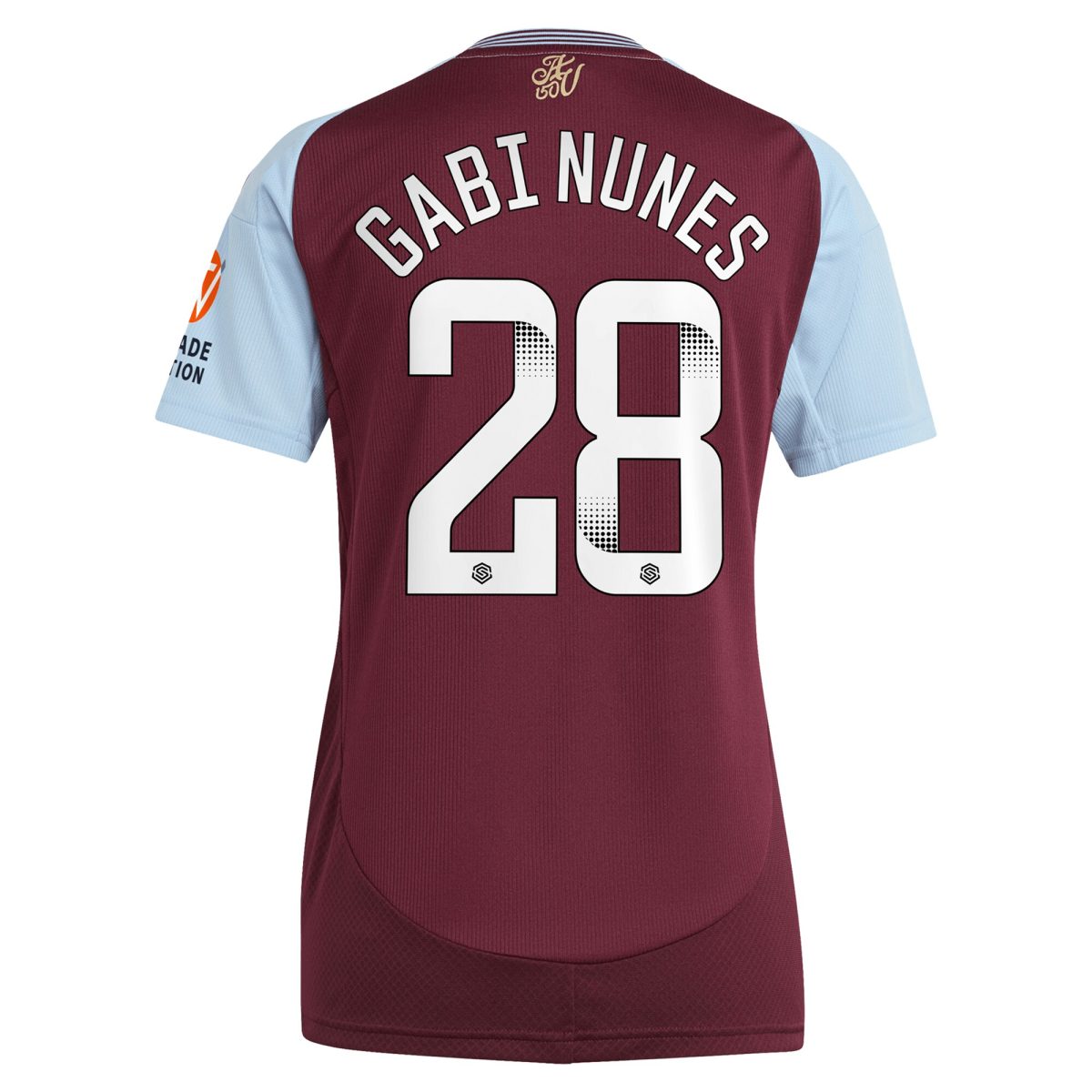aston villa wsl adidas home shirt 2024-25 – womens with gabi nunes 28 printing Collection | AVFC Fan Shop Official Jerseys and Shirts