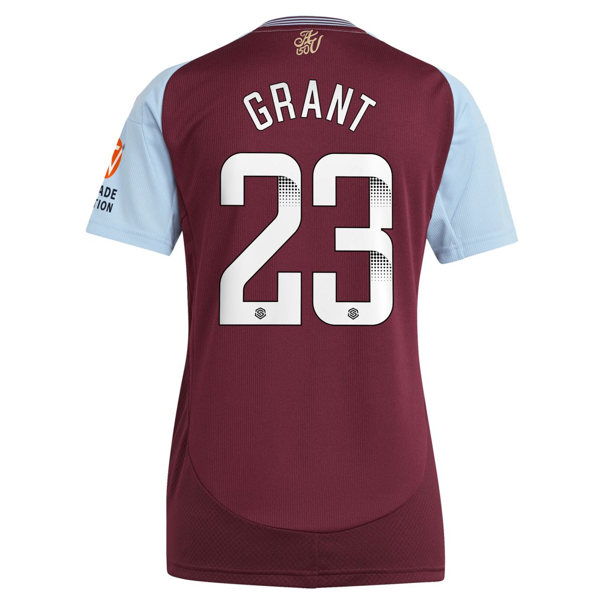 aston villa wsl adidas home shirt 2024-25 – womens with grant 23 printing Collection | AVFC Fan Shop Official Jerseys and Shirts