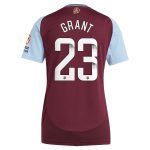 aston villa wsl adidas home shirt 2024-25 – womens with grant 23 printing Collection | AVFC Fan Shop Official Jerseys and Shirts