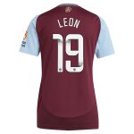 aston villa wsl adidas home shirt 2024-25 – womens with leon 19 printing Collection | AVFC Fan Shop Official Jerseys and Shirts