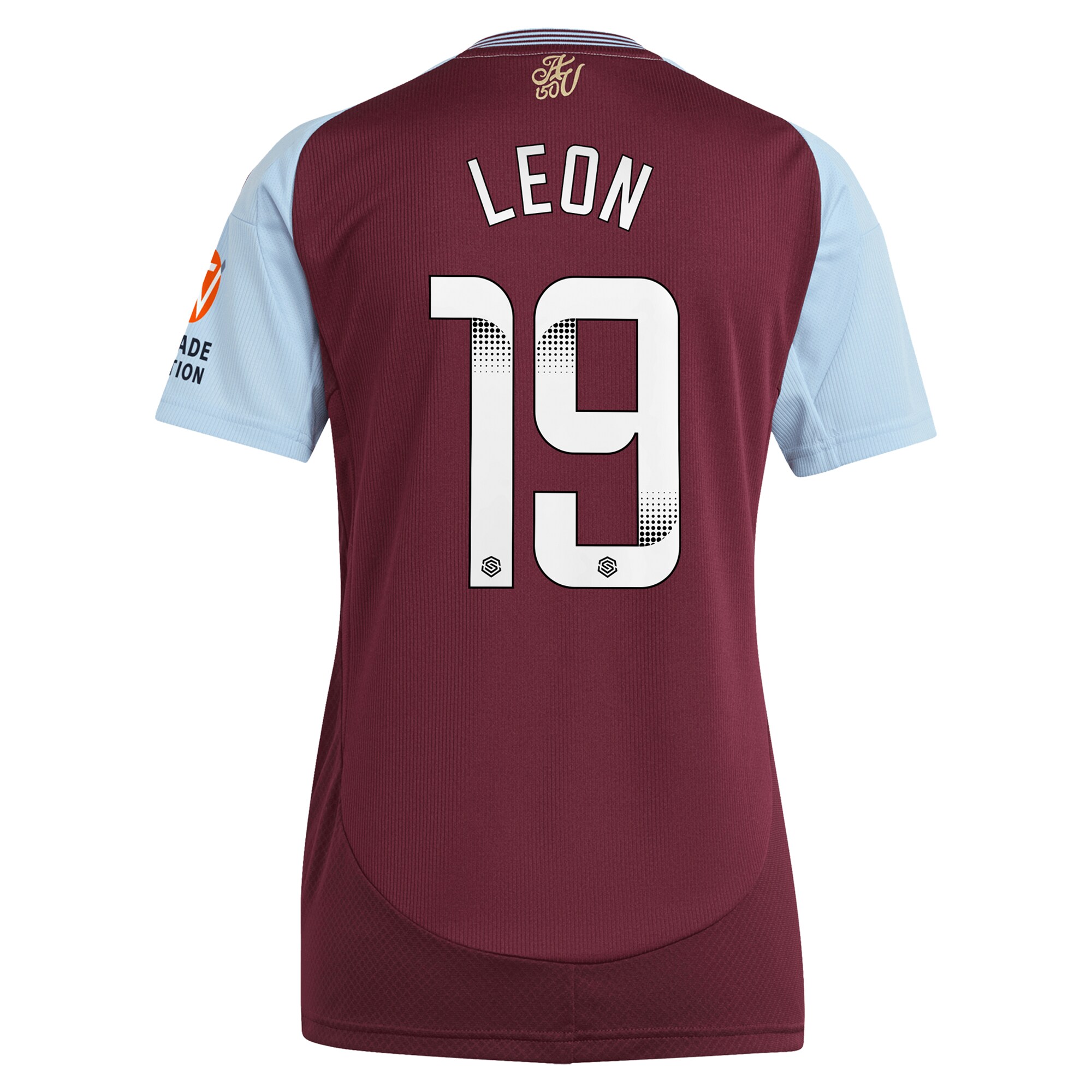 aston villa wsl adidas home shirt 2024-25 – womens with leon 19 printing Collection | AVFC Fan Shop Official Jerseys and Shirts