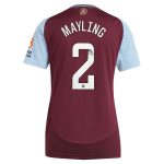 aston villa wsl adidas home shirt 2024-25 – womens with mayling 2 printing Collection | AVFC Fan Shop Official Jerseys and Shirts