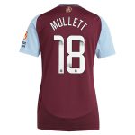 aston villa wsl adidas home shirt 2024-25 – womens with mullett 18 printing Collection | AVFC Fan Shop Official Jerseys and Shirts