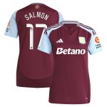 aston villa wsl adidas home shirt 2024-25 – womens with salmon 17 printing Collection | AVFC Fan Shop Official Jerseys and Shirts