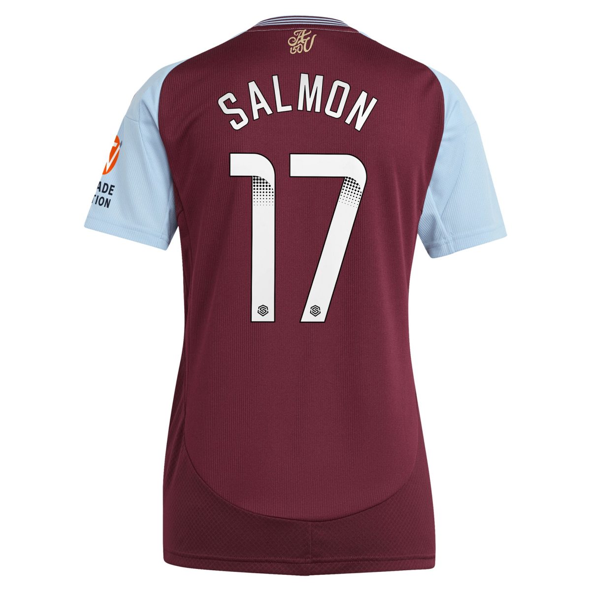 aston villa wsl adidas home shirt 2024-25 – womens with salmon 17 printing Collection | AVFC Fan Shop Official Jerseys and Shirts