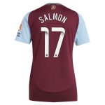 aston villa wsl adidas home shirt 2024-25 – womens with salmon 17 printing Collection | AVFC Fan Shop Official Jerseys and Shirts