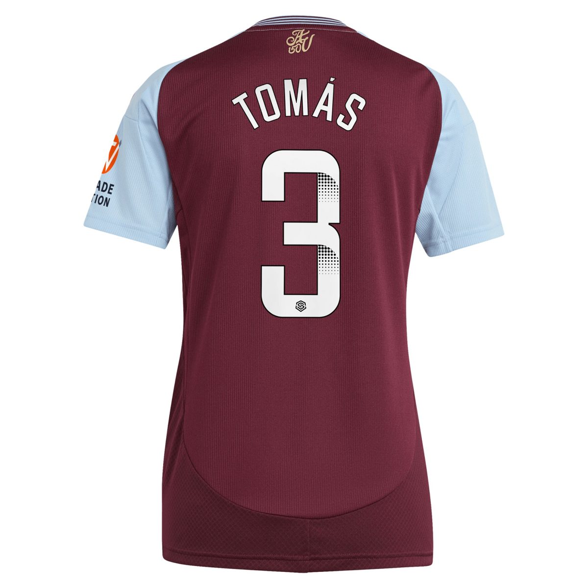 aston villa wsl adidas home shirt 2024-25 – womens with tomás 3 printing Collection | AVFC Fan Shop Official Jerseys and Shirts