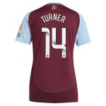 aston villa wsl adidas home shirt 2024-25 – womens with turner 14 printing Collection | AVFC Fan Shop Official Jerseys and Shirts