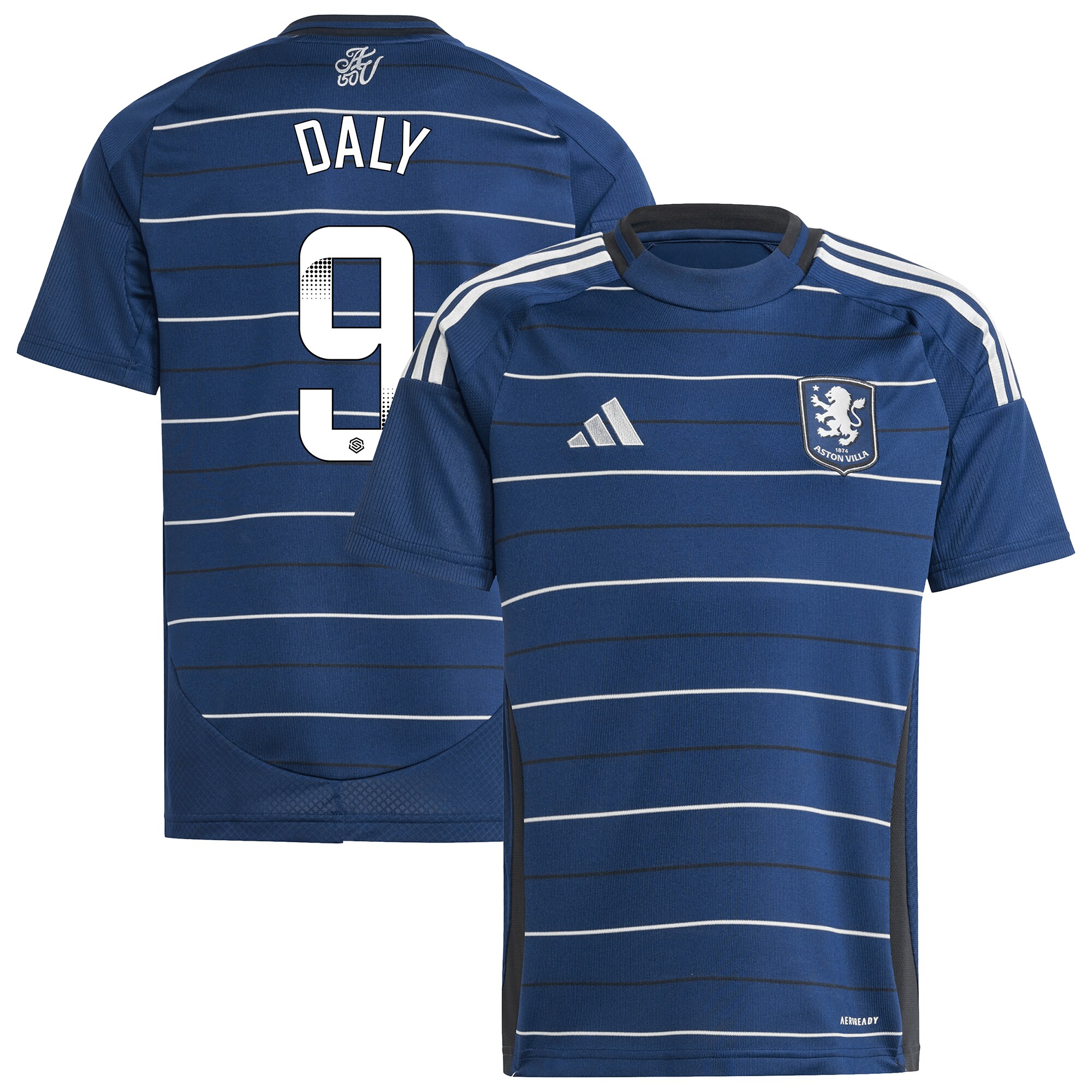 aston villa wsl adidas third shirt 2024-25 – kids with daly 9 printing Collection | AVFC Fan Shop Official Jerseys and Shirts