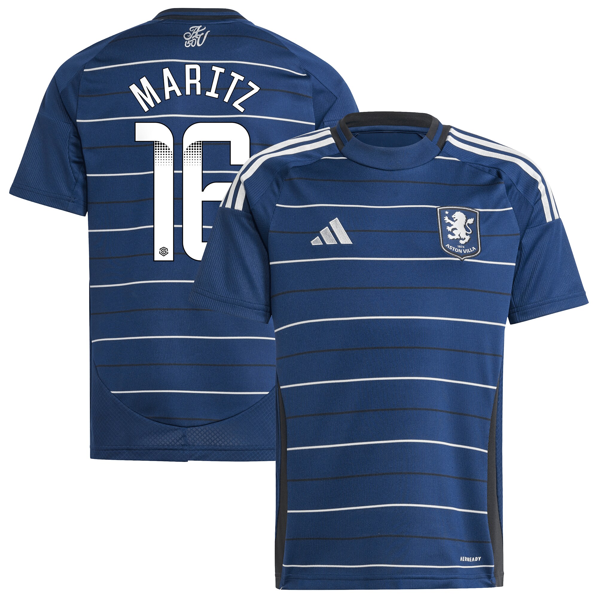 aston villa wsl adidas third shirt 2024-25 – kids with maritz 16 printing Collection | AVFC Fan Shop Official Jerseys and Shirts