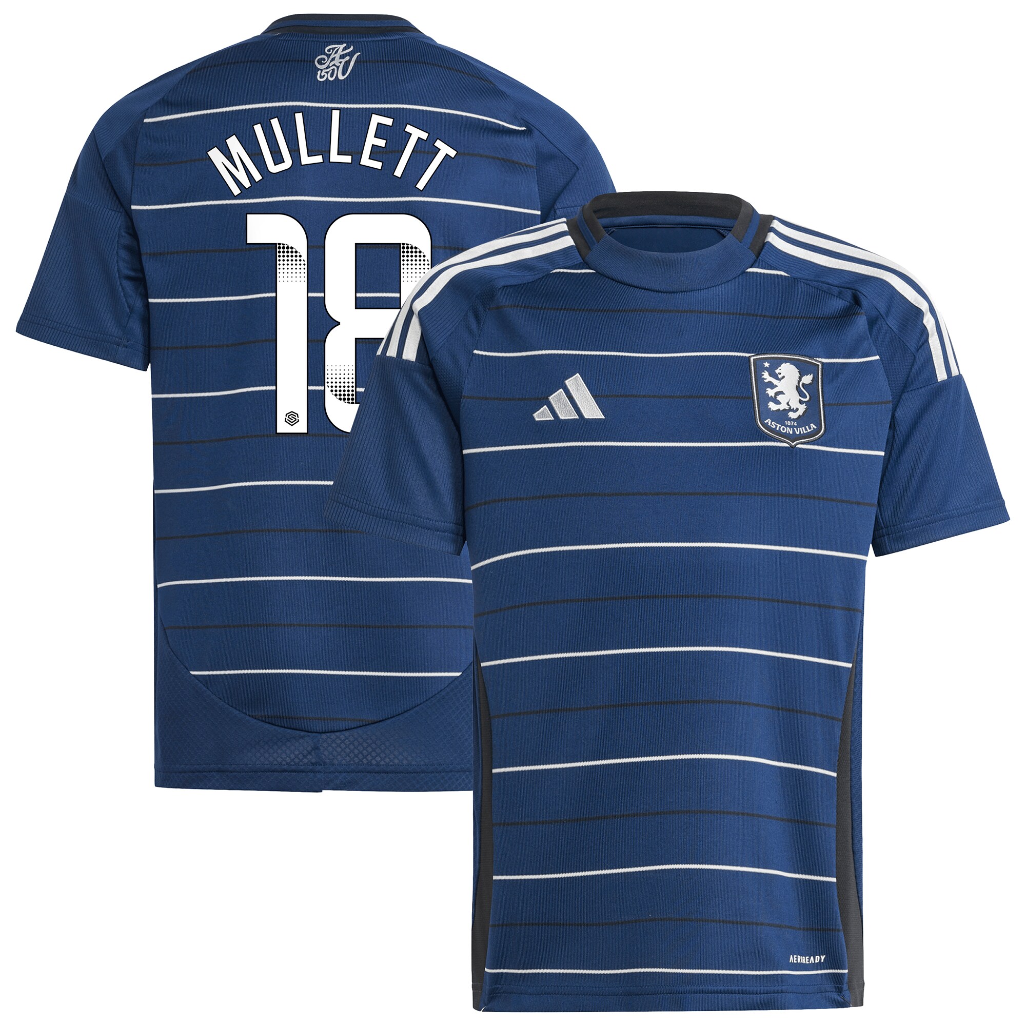 aston villa wsl adidas third shirt 2024-25 – kids with mullett 18 printing Collection | AVFC Fan Shop Official Jerseys and Shirts