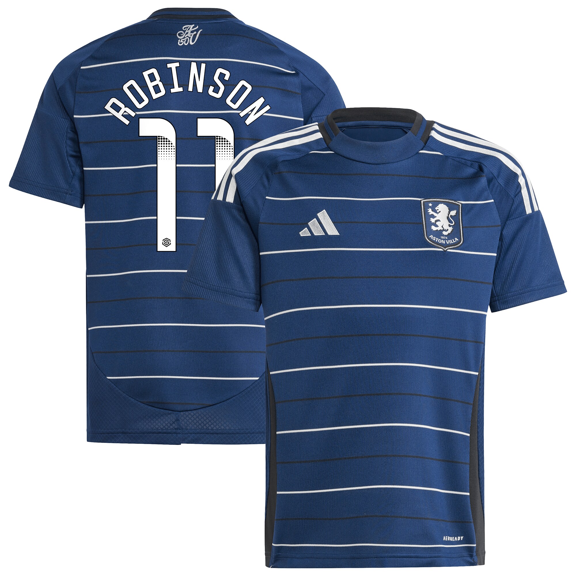 aston villa wsl adidas third shirt 2024-25 – kids with robinson 11 printing Collection | AVFC Fan Shop Official Jerseys and Shirts