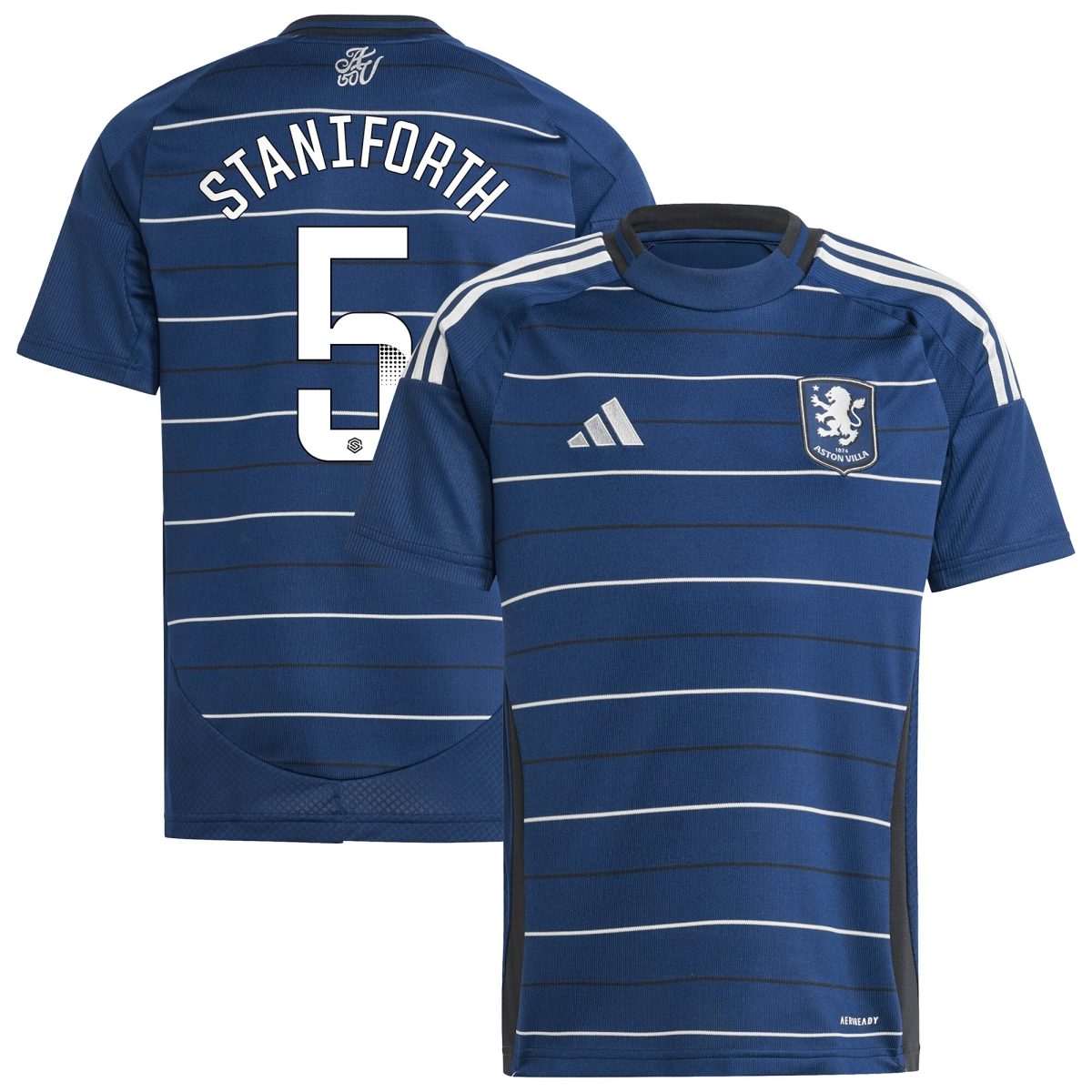 aston villa wsl adidas third shirt 2024-25 – kids with staniforth 5 printing Collection | AVFC Fan Shop Official Jerseys and Shirts