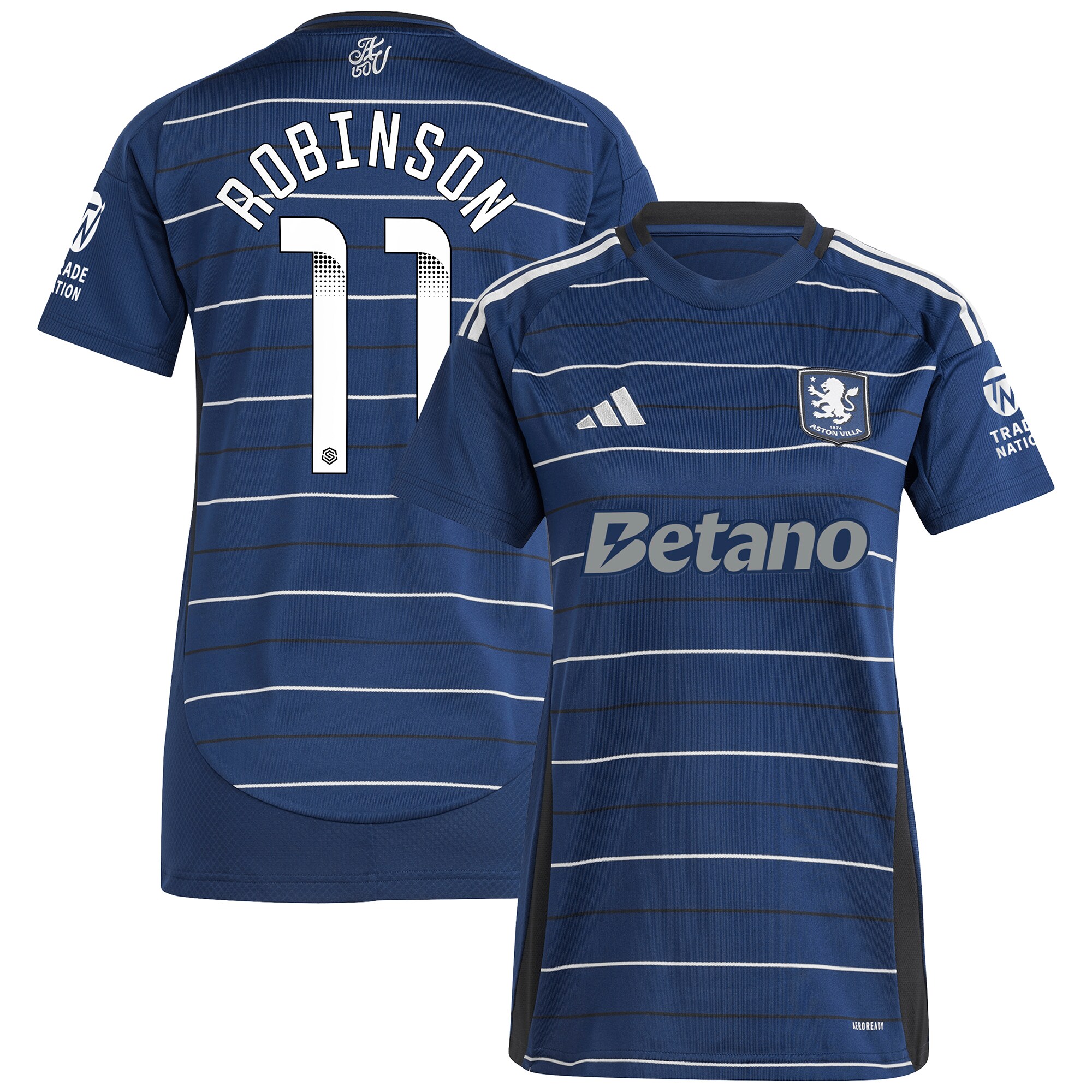 aston villa wsl adidas third shirt 2024-25 – womens with robinson 11 printing Collection | AVFC Fan Shop Official Jerseys and Shirts