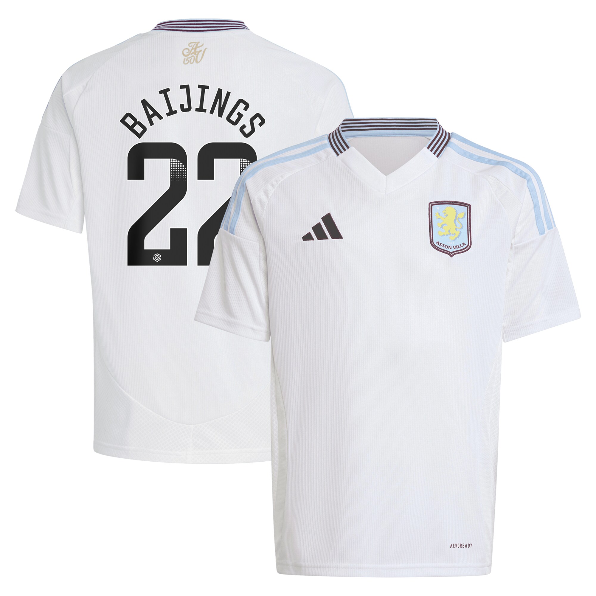 aston villa wsl away shirt 2024-25 – kids with baijings 22 printing Collection | AVFC Fan Shop Official Jerseys and Shirts