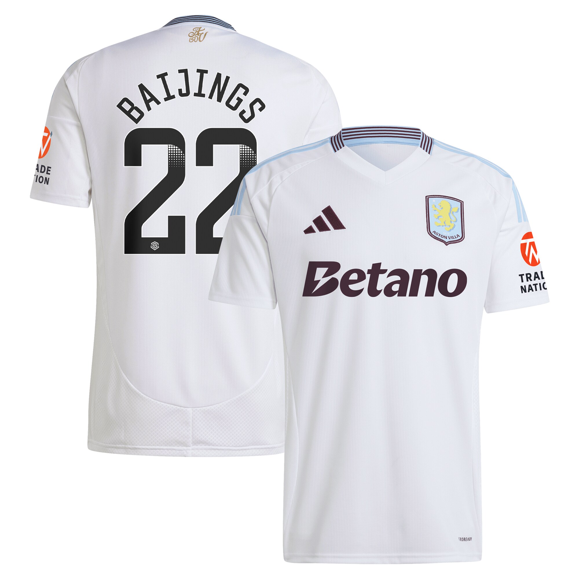 aston villa wsl away shirt 2024-25 with baijings 22 printing Collection | AVFC Fan Shop Official Jerseys and Shirts