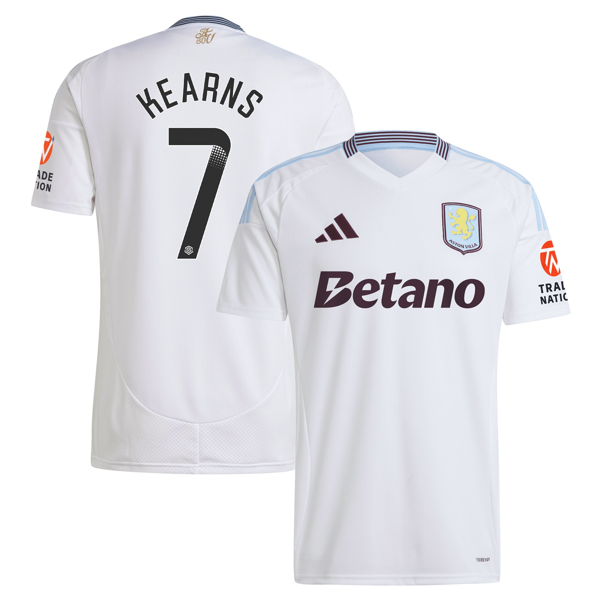 aston villa wsl away shirt 2024-25 with kearns 7 printing Collection | AVFC Fan Shop Official Jerseys and Shirts