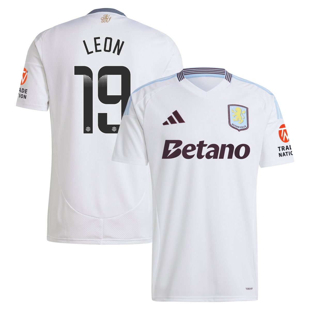 aston villa wsl away shirt 2024-25 with leon 19 printing Collection | AVFC Fan Shop Official Jerseys and Shirts