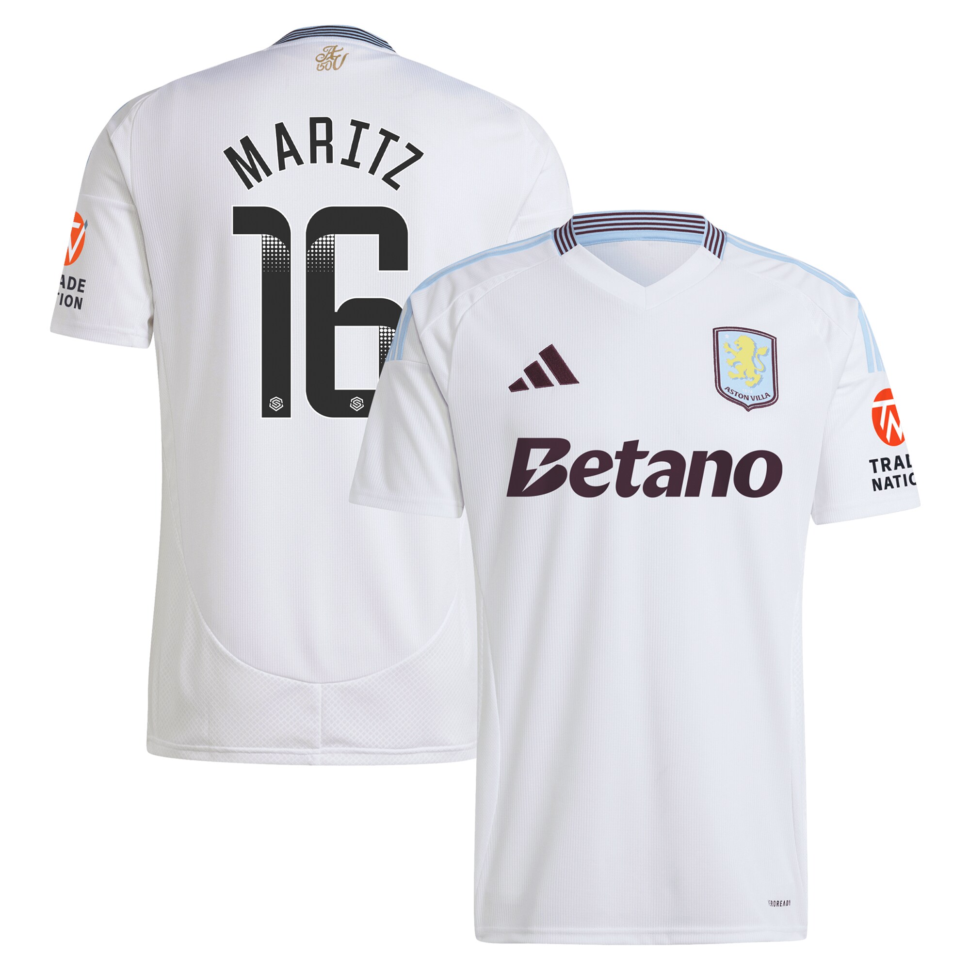 aston villa wsl away shirt 2024-25 with maritz 16 printing Collection | AVFC Fan Shop Official Jerseys and Shirts