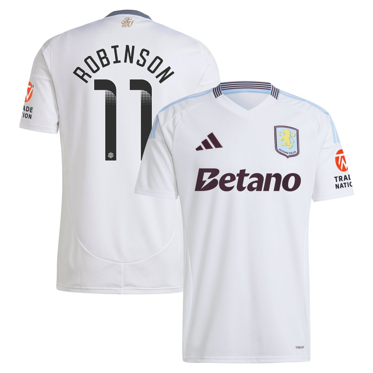 aston villa wsl away shirt 2024-25 with robinson 11 printing Collection | AVFC Fan Shop Official Jerseys and Shirts