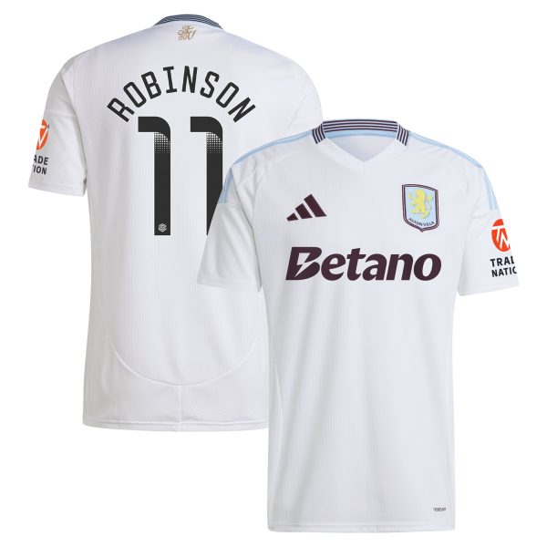 aston villa wsl away shirt 2024-25 with robinson 11 printing Collection | AVFC Fan Shop Official Jerseys and Shirts