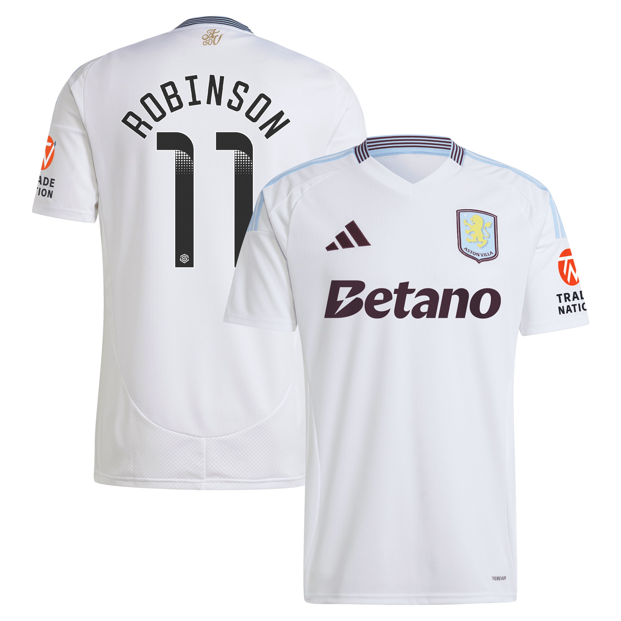 aston villa wsl away shirt 2024-25 with robinson 11 printing Collection | AVFC Fan Shop Official Jerseys and Shirts