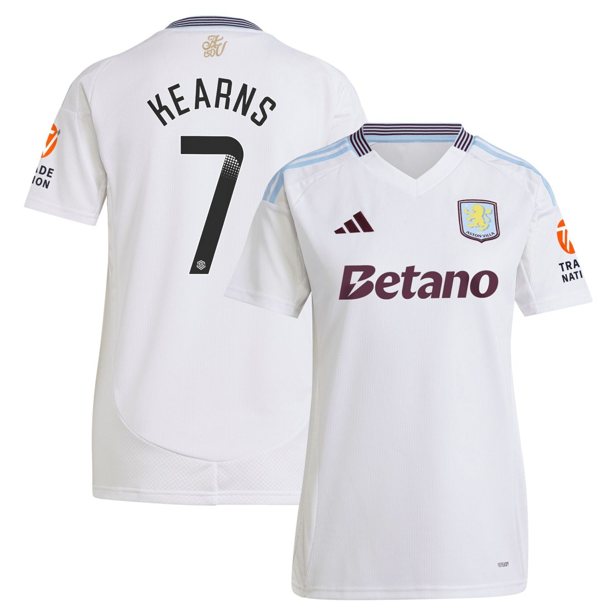 aston villa wsl away shirt 2024-25 – womens with kearns 7 printing Collection | AVFC Fan Shop Official Jerseys and Shirts